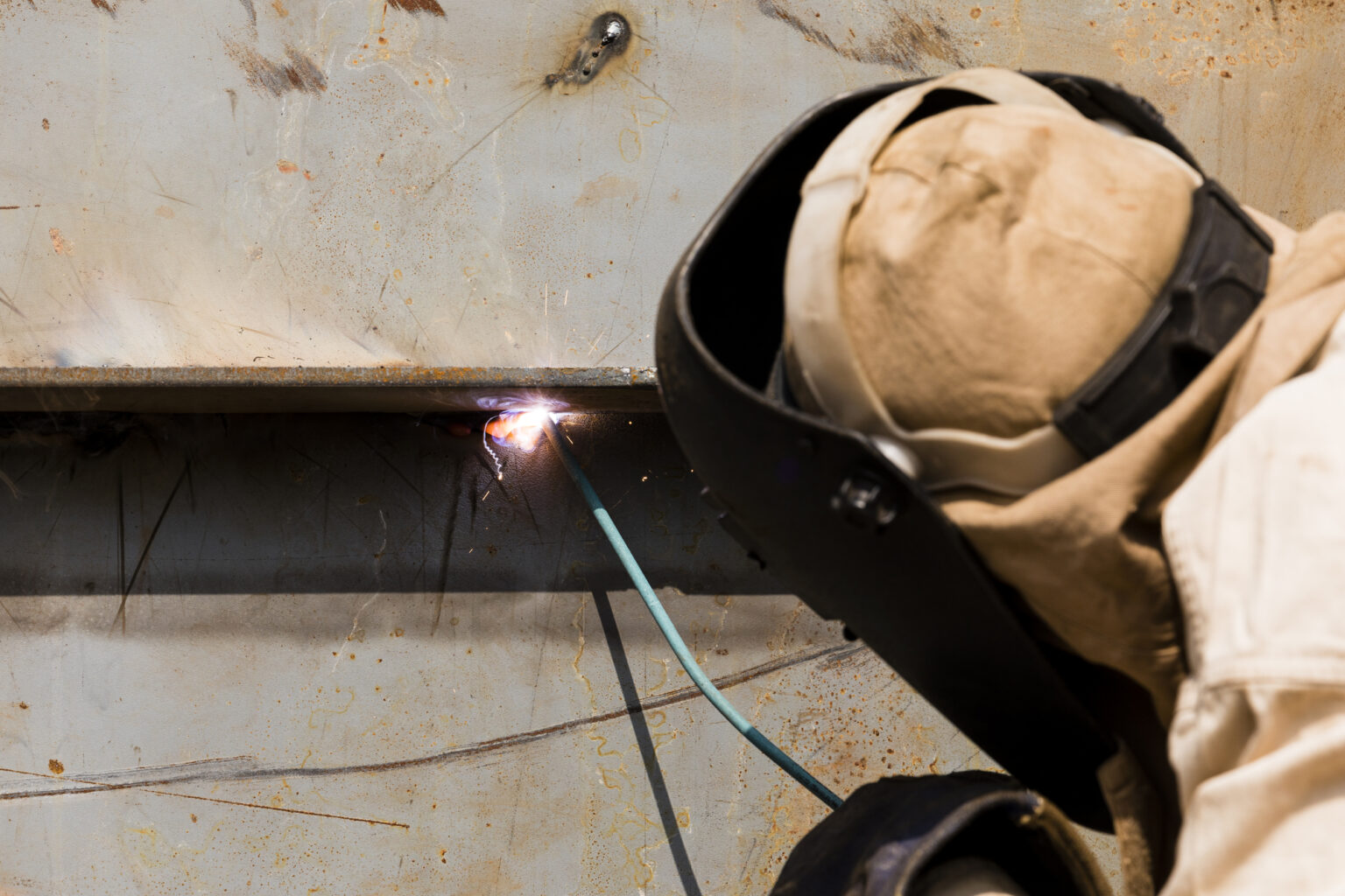 Can you weld rusty metal?